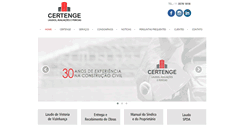 Desktop Screenshot of certenge.com.br