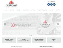 Tablet Screenshot of certenge.com.br